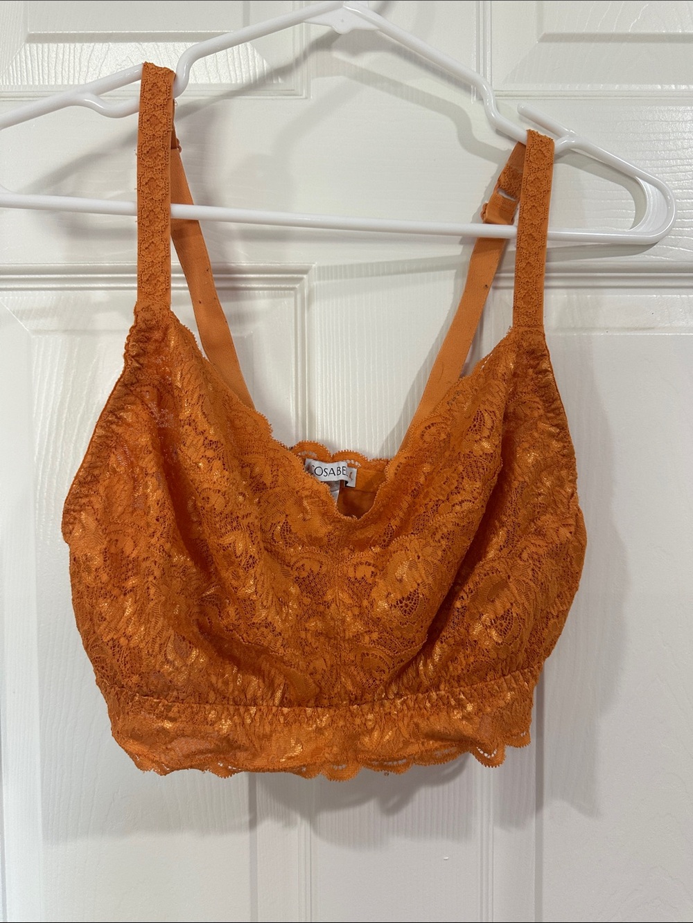 Cosabella Orange Lace Bralette